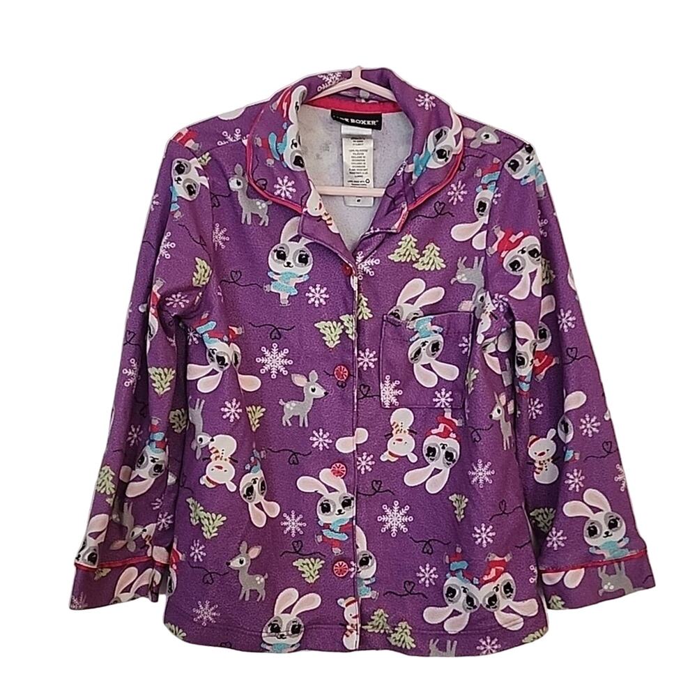 Joe Boxer Bunnies and Snowmen Pajama Top, 4T
